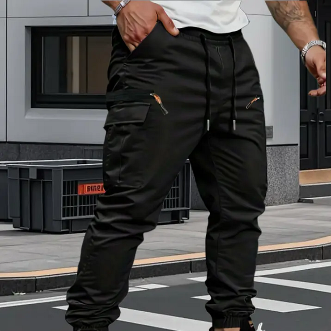 Leon | Spodnie Jogger Cargo Stretch dla Mężczyzn