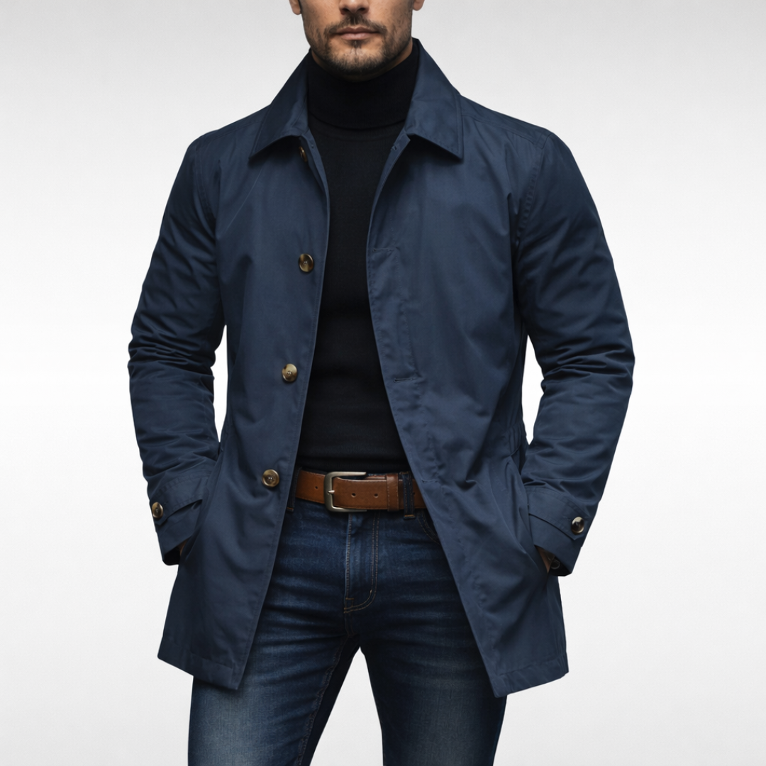 Mikołaj -Elegancki płaszcz trench