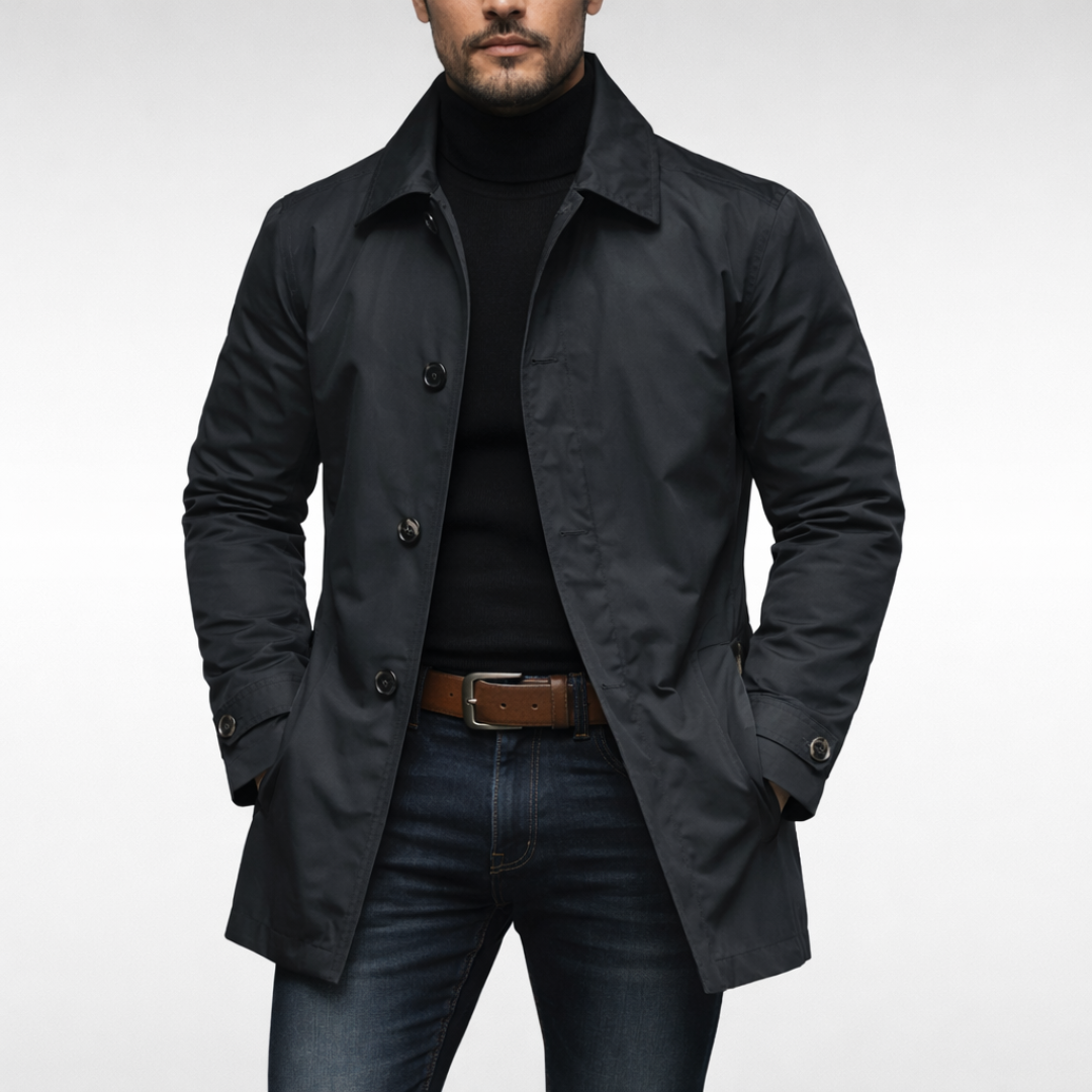 Mikołaj -Elegancki płaszcz trench